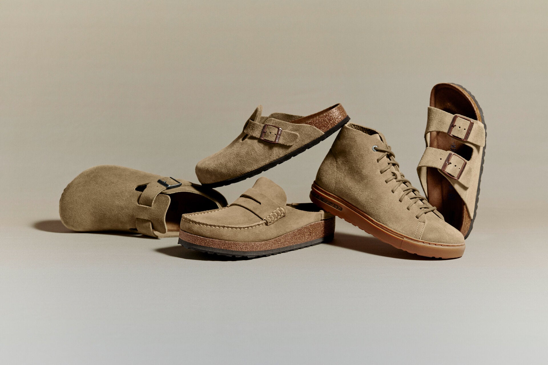 Naples Wrapped Leve clogs - Taupe BG